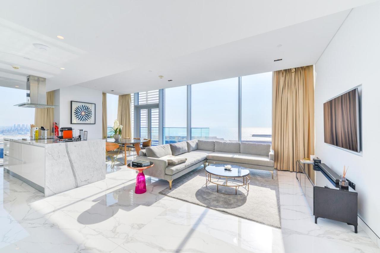 Luxe 3 Bedroom Oceanfront Apartment In The Heart Of Bluewaters Island Ντουμπάι Εξωτερικό φωτογραφία