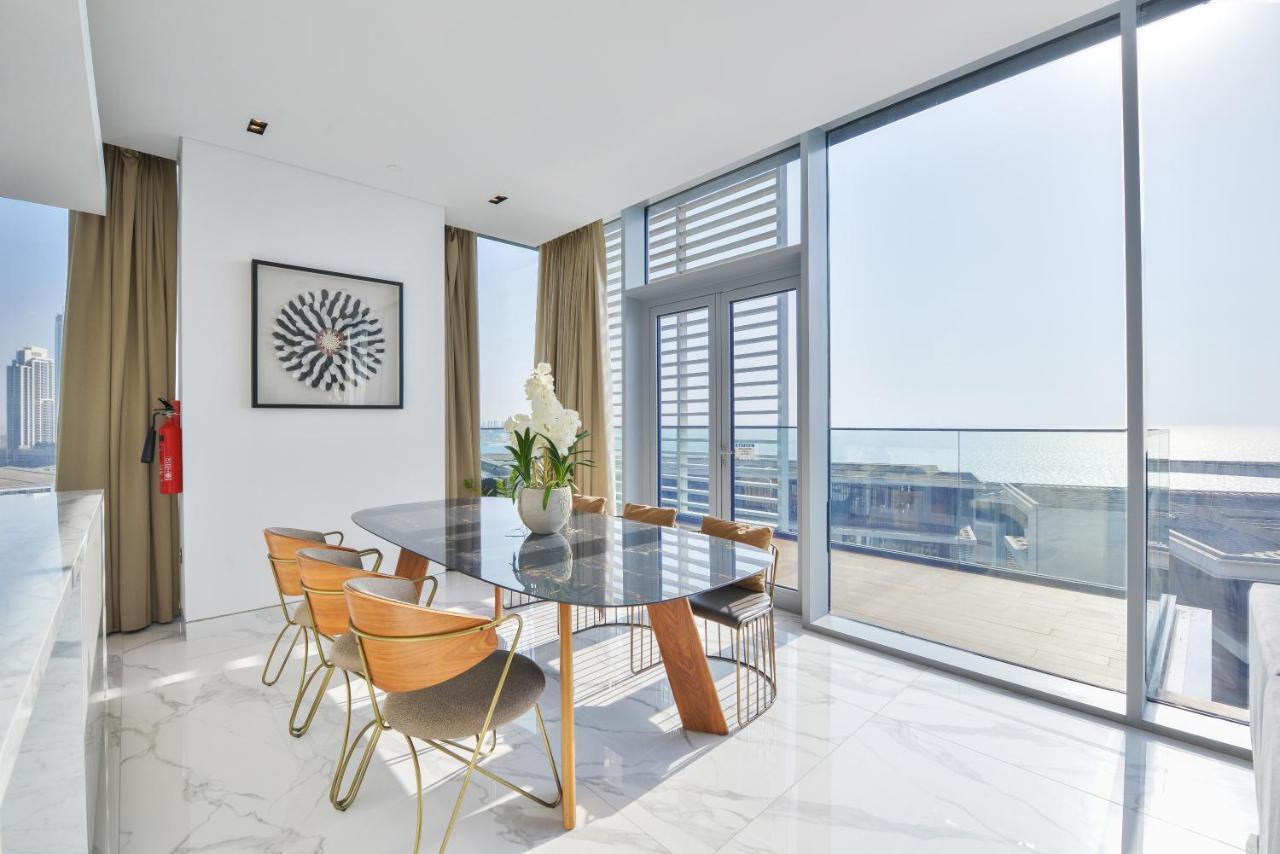 Luxe 3 Bedroom Oceanfront Apartment In The Heart Of Bluewaters Island Ντουμπάι Εξωτερικό φωτογραφία