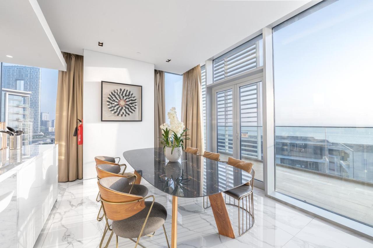 Luxe 3 Bedroom Oceanfront Apartment In The Heart Of Bluewaters Island Ντουμπάι Εξωτερικό φωτογραφία